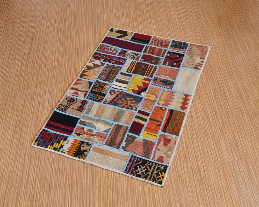 El dokuma Patchwork Kilim