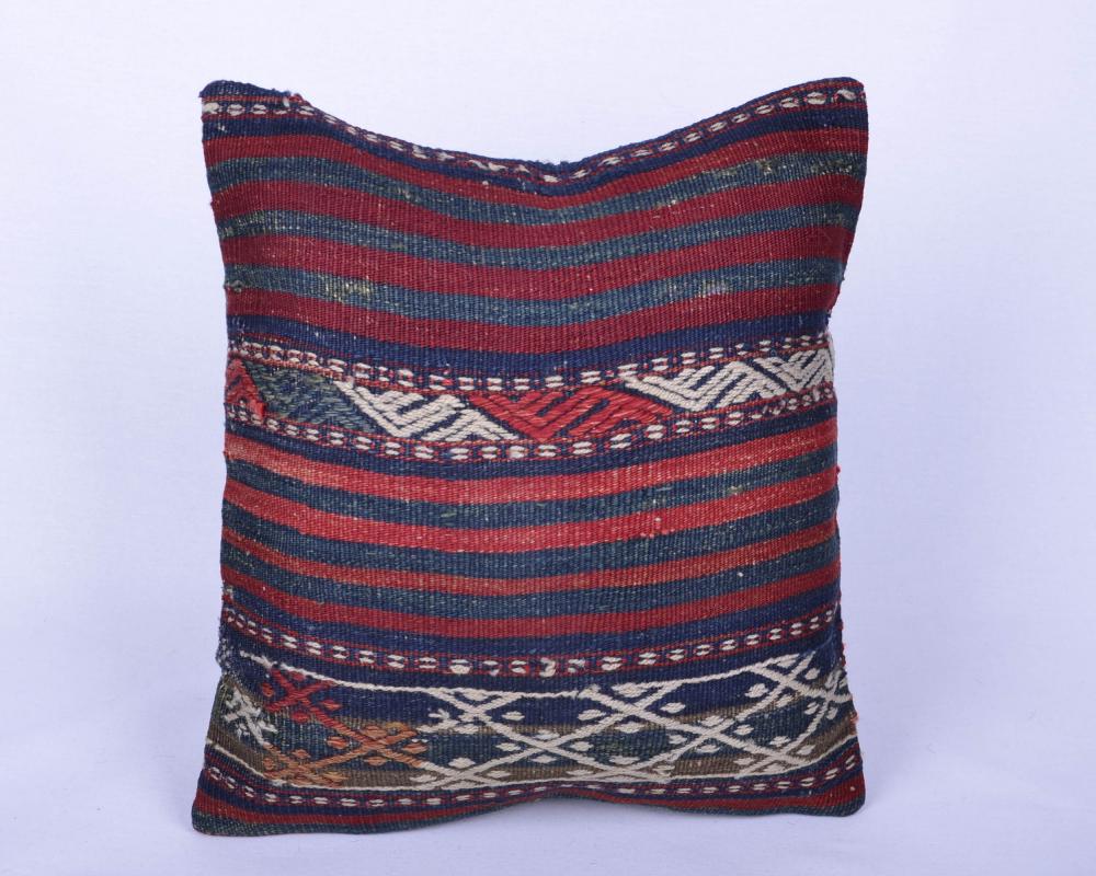 Vintage  El Dokuma Kilim Yastık Kılıfı