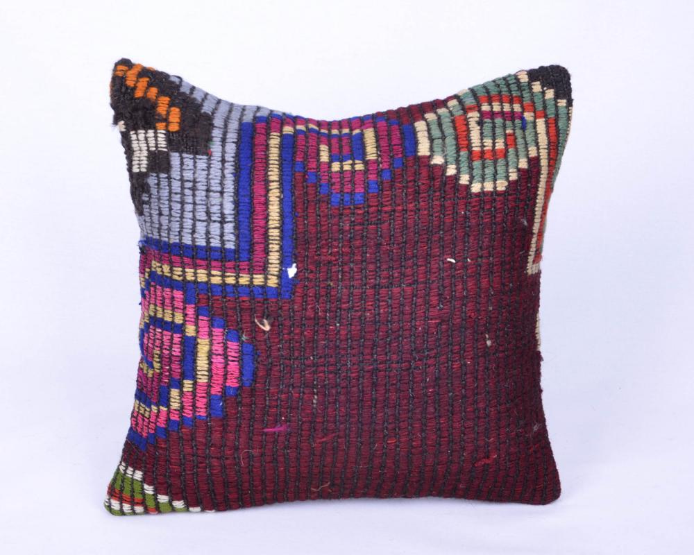 Vintage  El Dokuma Kilim Yastık Kılıfı