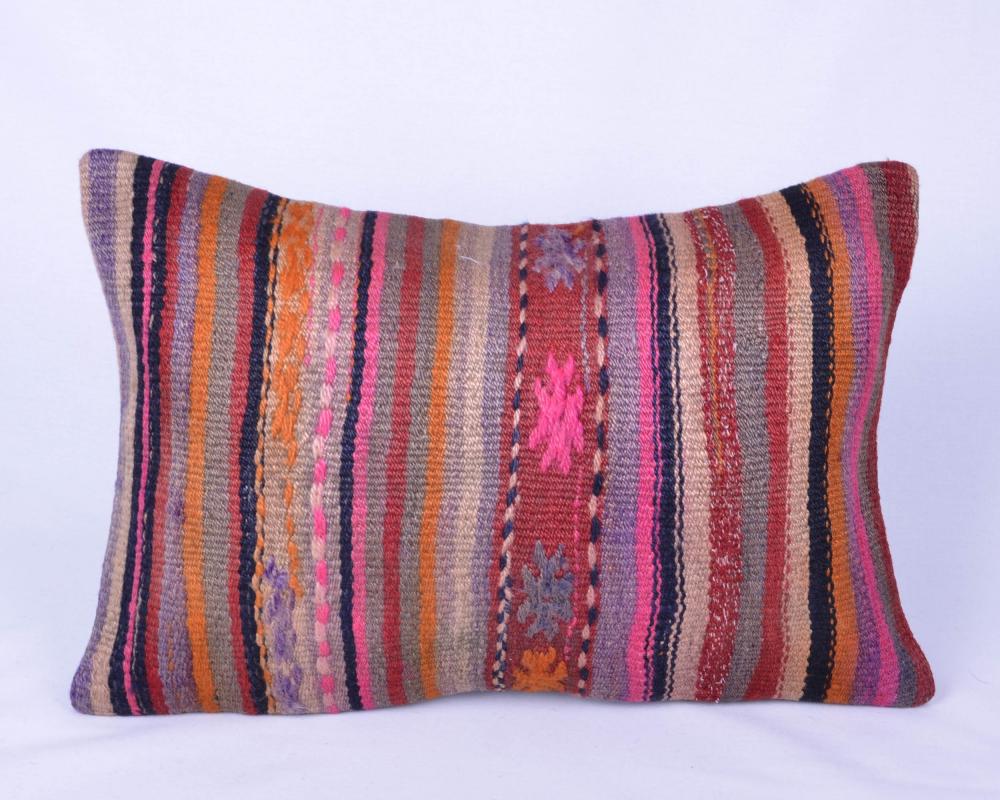 Vintage Kilim Yastık Kılıfı El Dokuması