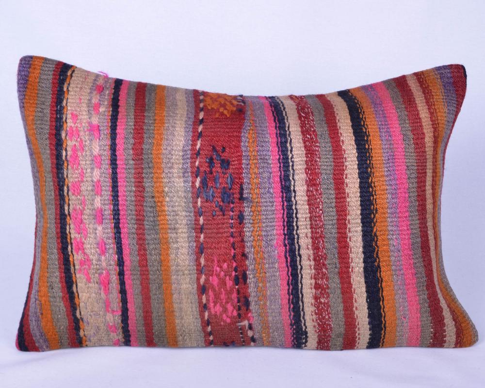 Vintage Kilim Yastık Kılıfı El Dokuması
