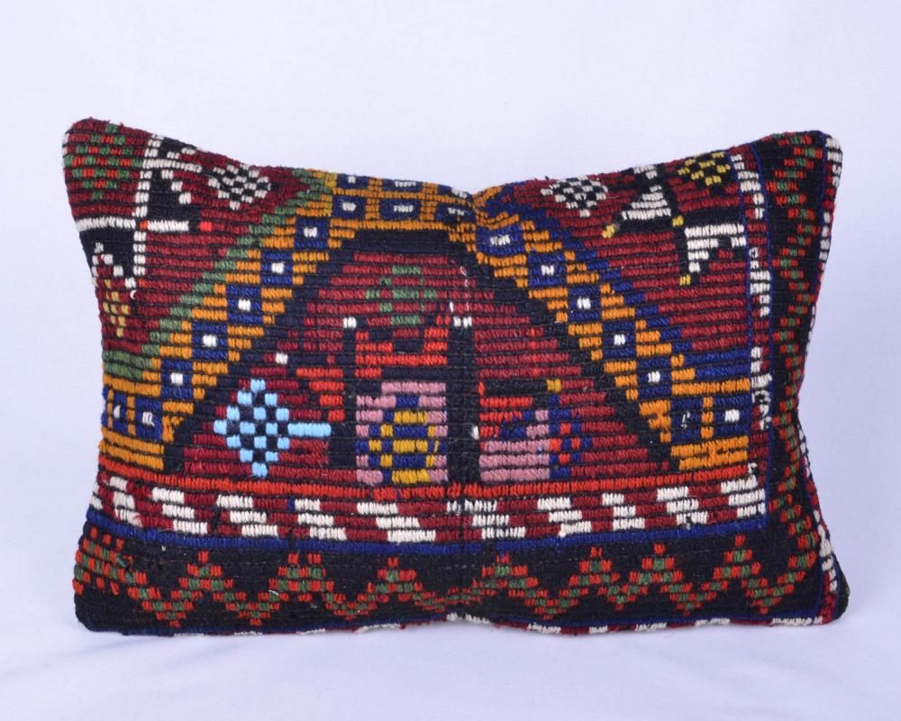 Vintage Kilim Yastık Kılıfı El Dokuması