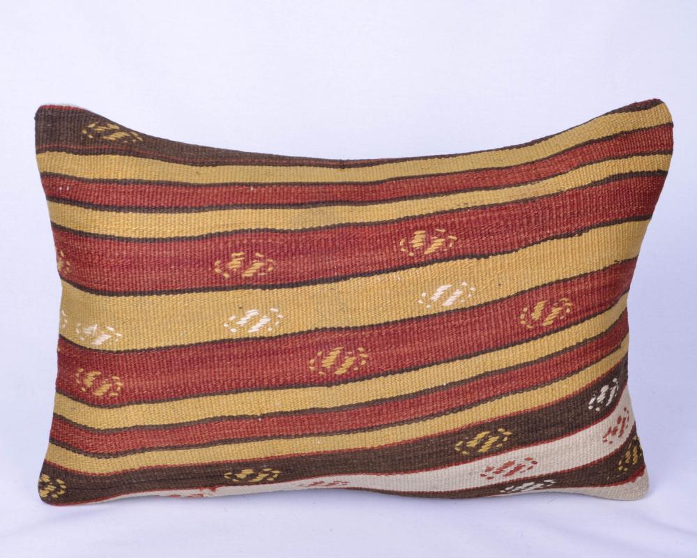 Vintage Kilim Yastık Kılıfı El Dokuması