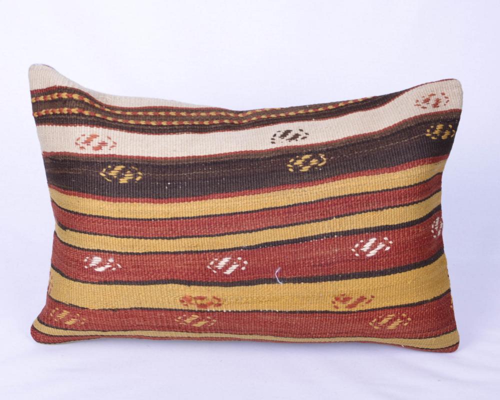 Vintage Kilim Yastık Kılıfı El Dokuması