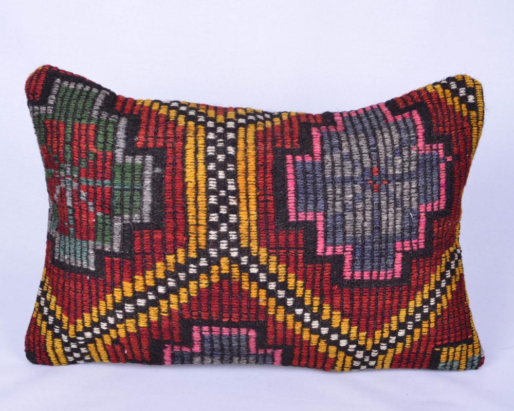Vintage Kilim Yastık Kılıfı El Dokuması