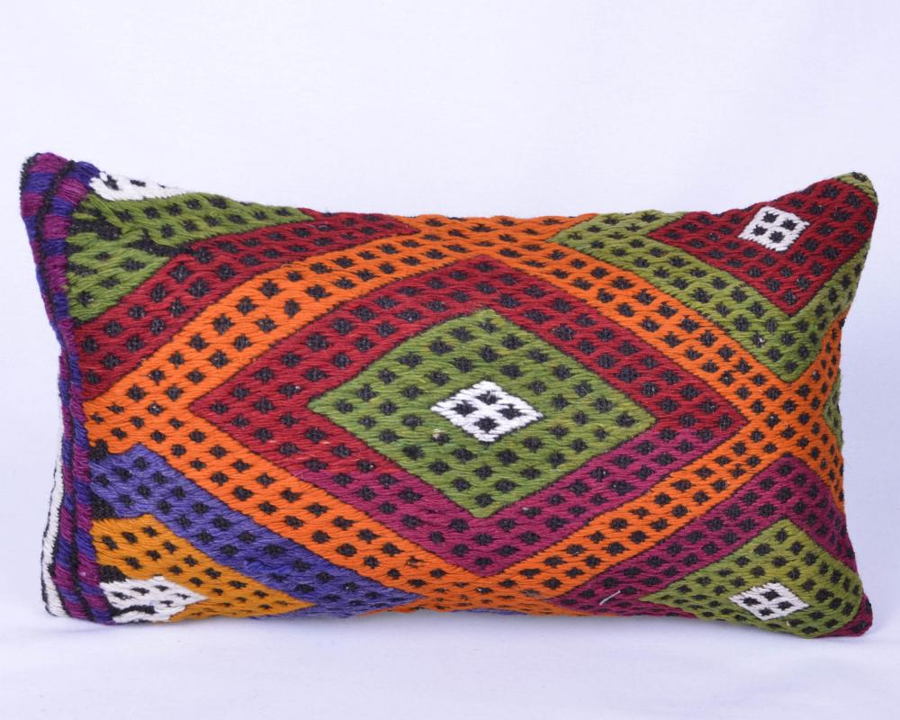 Vintage Kilim Yastık Kılıfı El Dokuması
