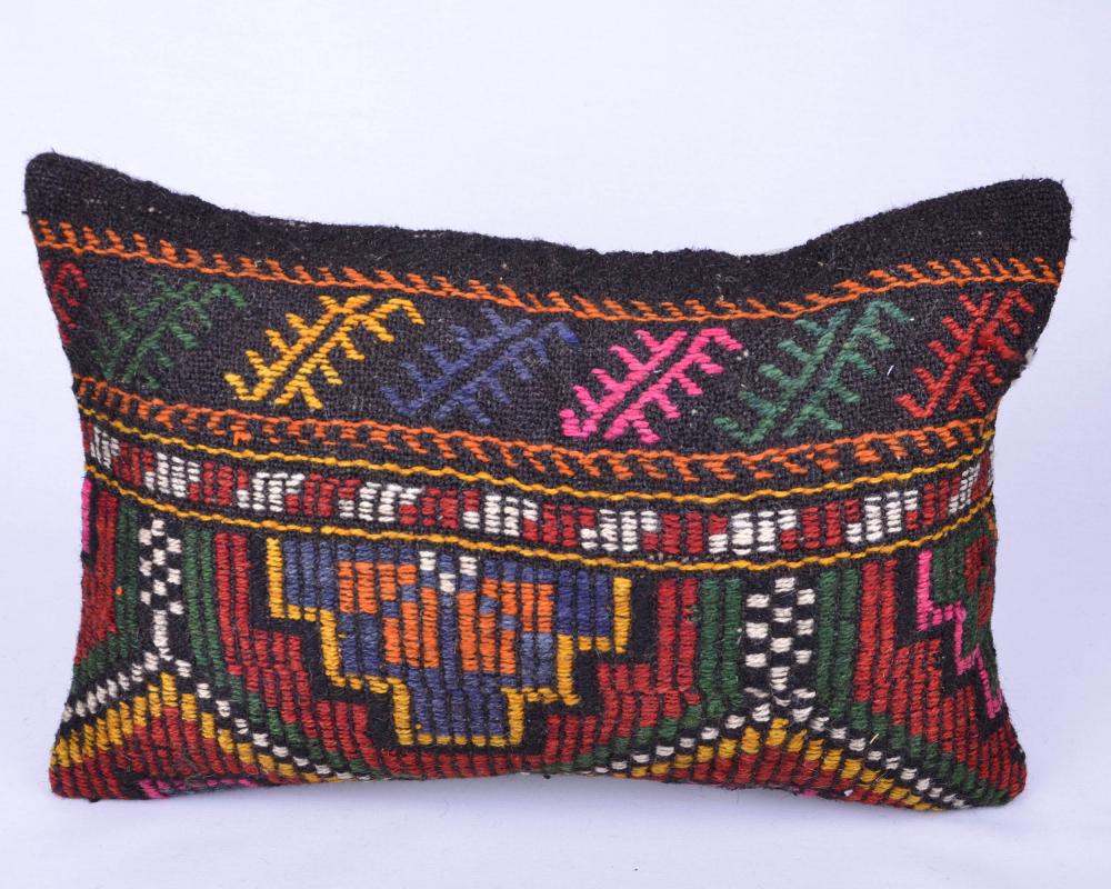 Vintage Kilim Yastık Kılıfı El Dokuması