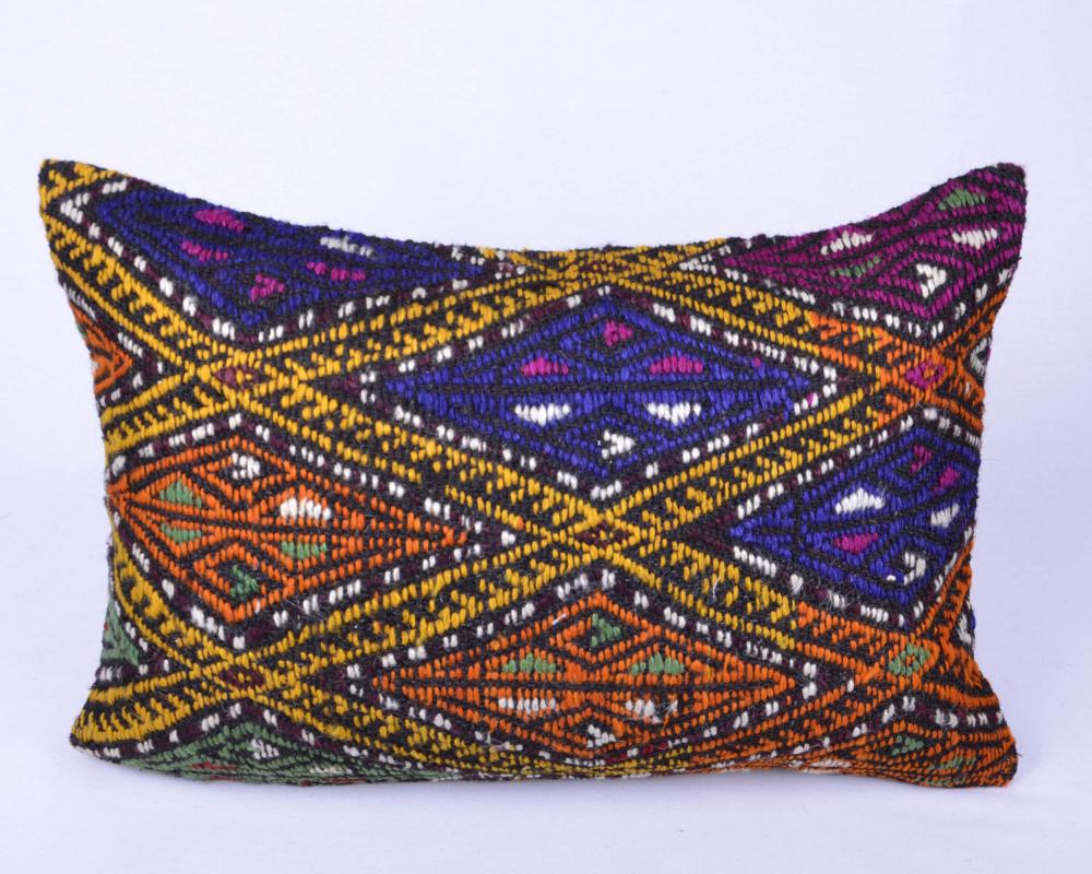 Vintage Kilim Yastık Kılıfı El Dokuması