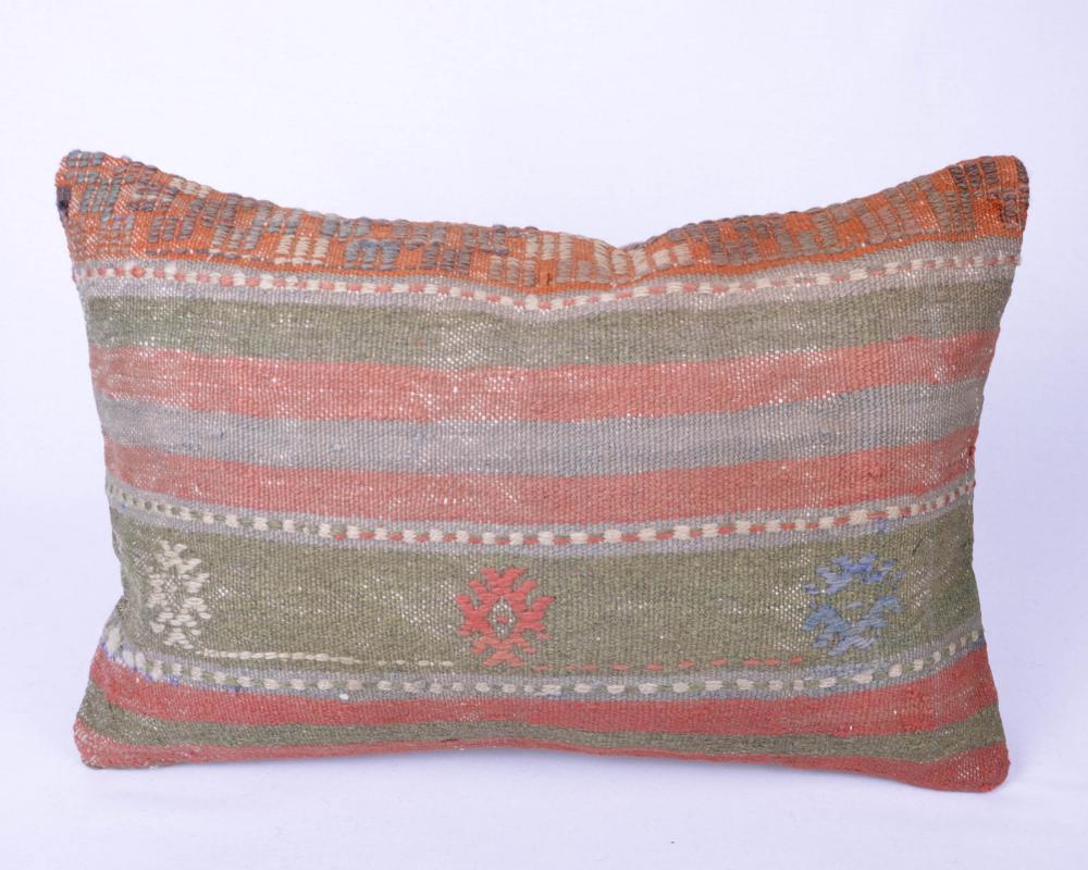 Vintage Kilim Yastık Kılıfı El Dokuması