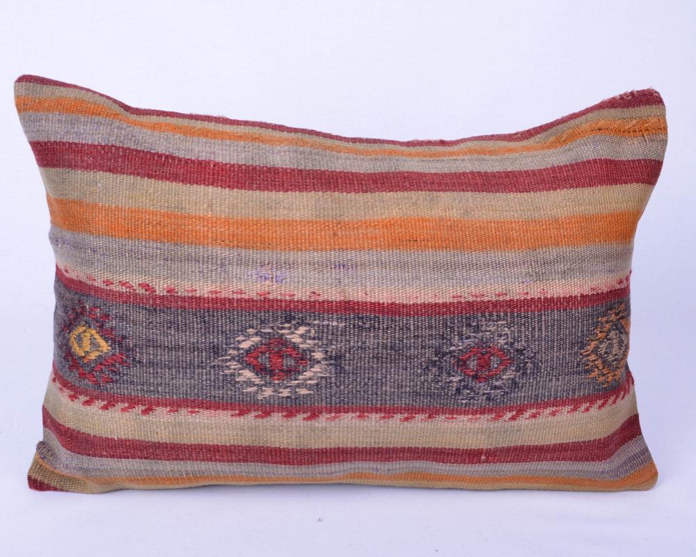 Vintage Kilim Yastık Kılıfı El Dokuması