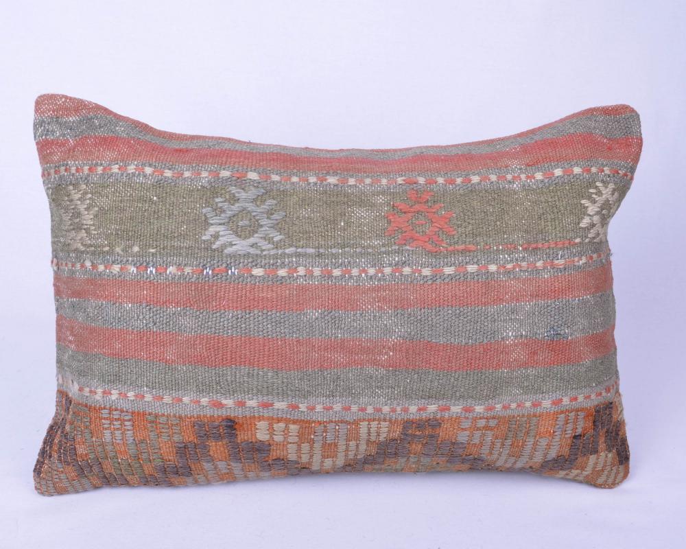 Vintage Kilim Yastık Kılıfı El Dokuması