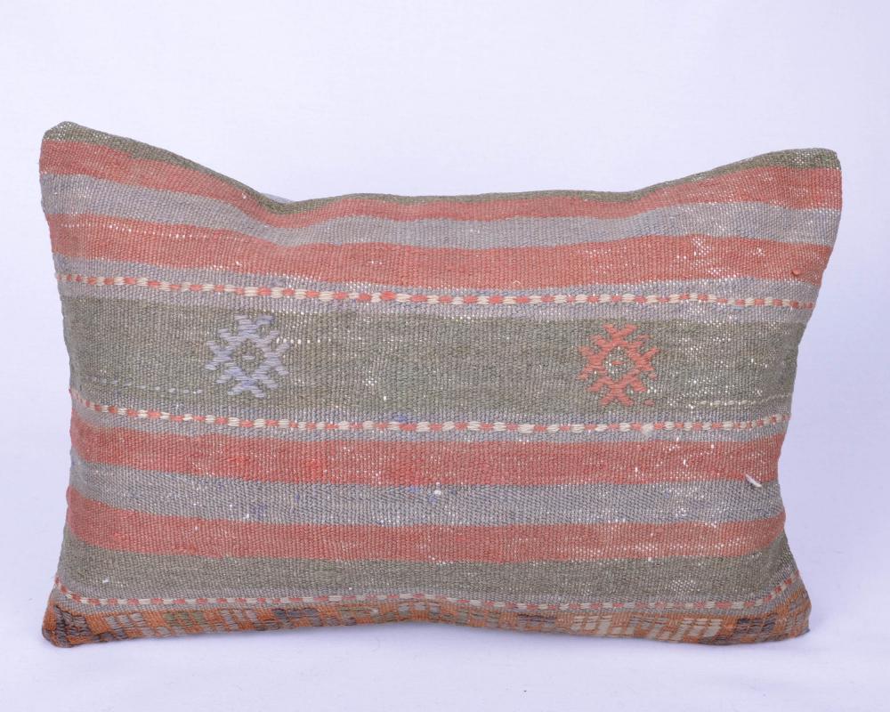 Vintage Kilim Yastık Kılıfı El Dokuması