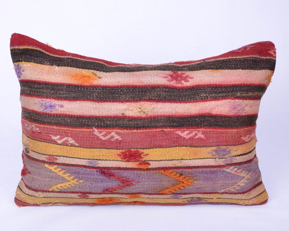 Vintage Kilim Yastık Kılıfı El Dokuması