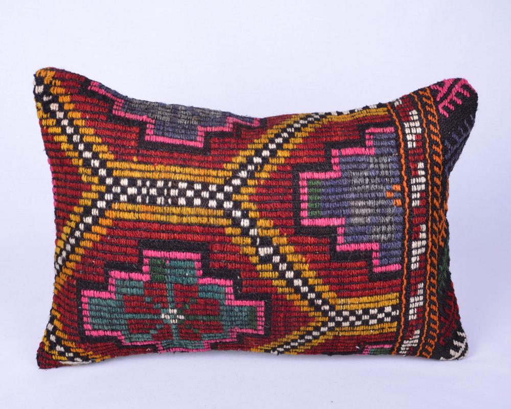Vintage Kilim Yastık Kılıfı El Dokuması