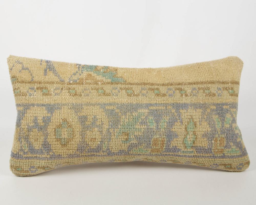 VintageAnadolu Kilim Kırlen Halı Kılıfı El Dokuması Yün Kırlent