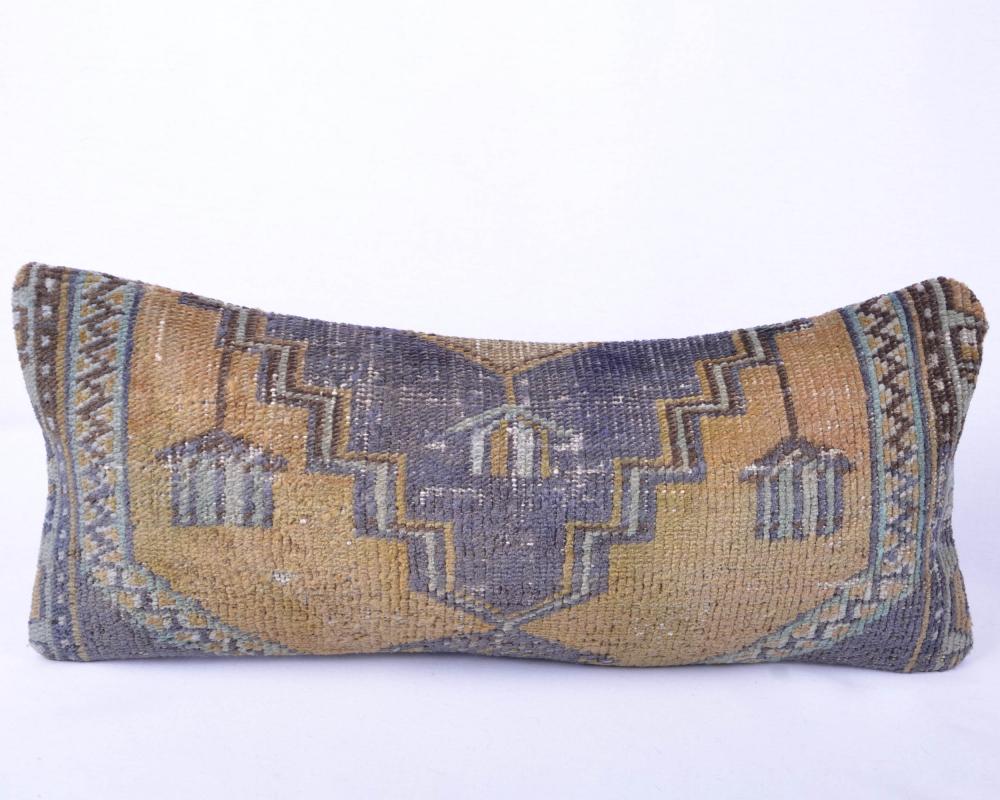 Vintage Kilim Halı Yastık Kılıfı El Dokuması