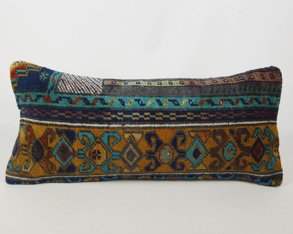 Vintage Kilim Halı Yastık Kılıfı El Dokuması