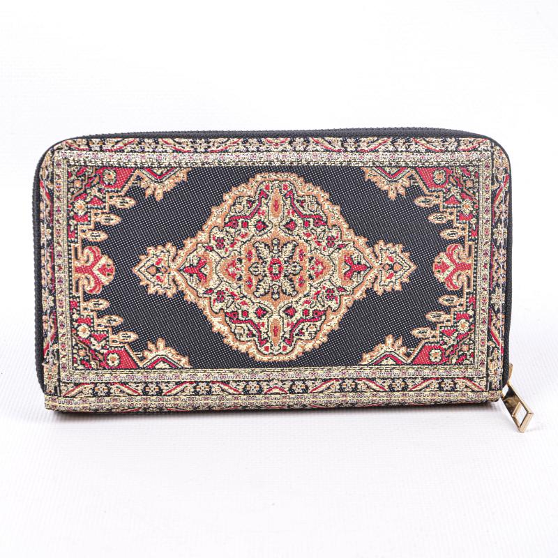 Kilim Desenli Cüzdan Bayan Cüzdan