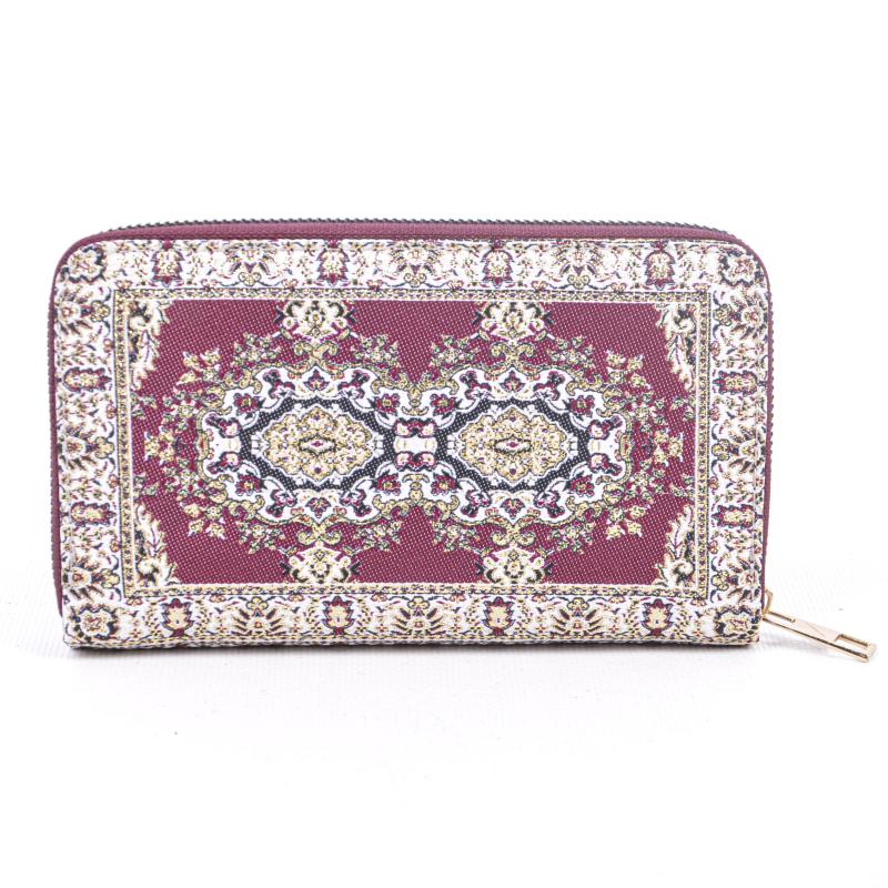 Kilim Desenli Cüzdan Bayan Cüzdan