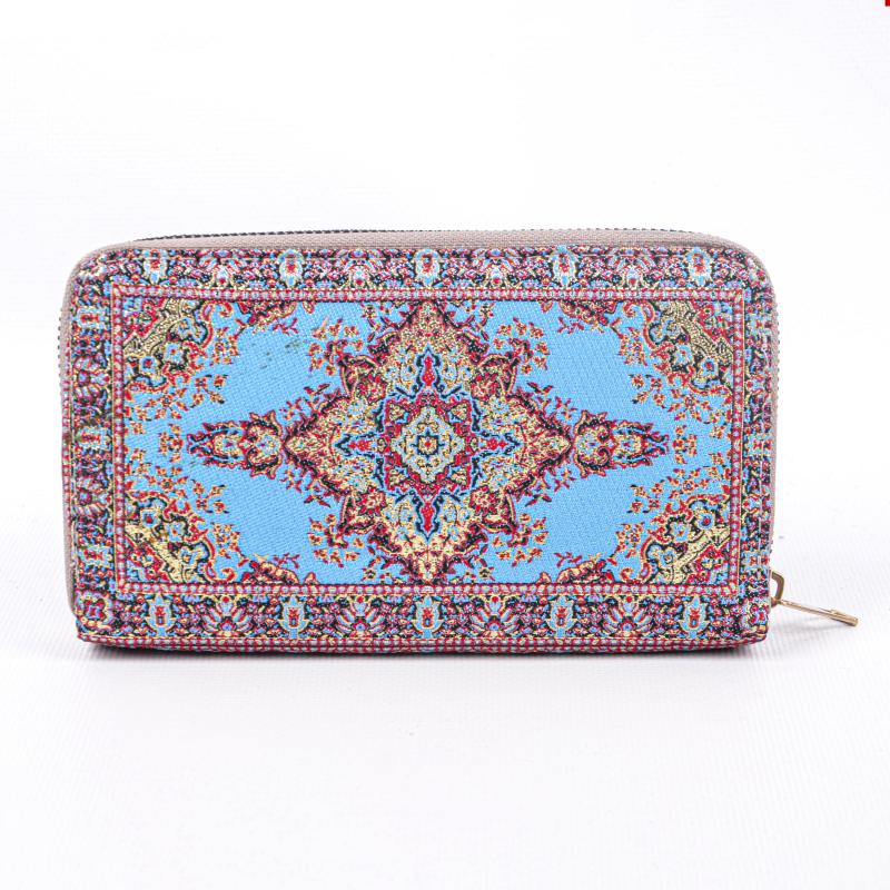 Kilim Desenli Cüzdan Bayan Cüzdan