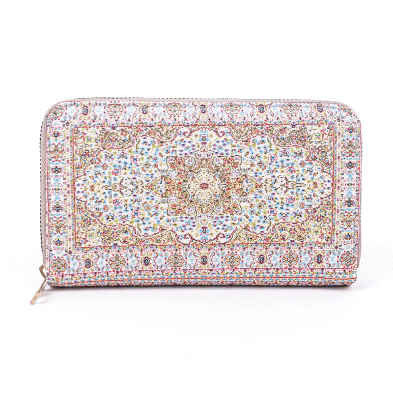 Kilim Desenli Cüzdan Bayan Cüzdan