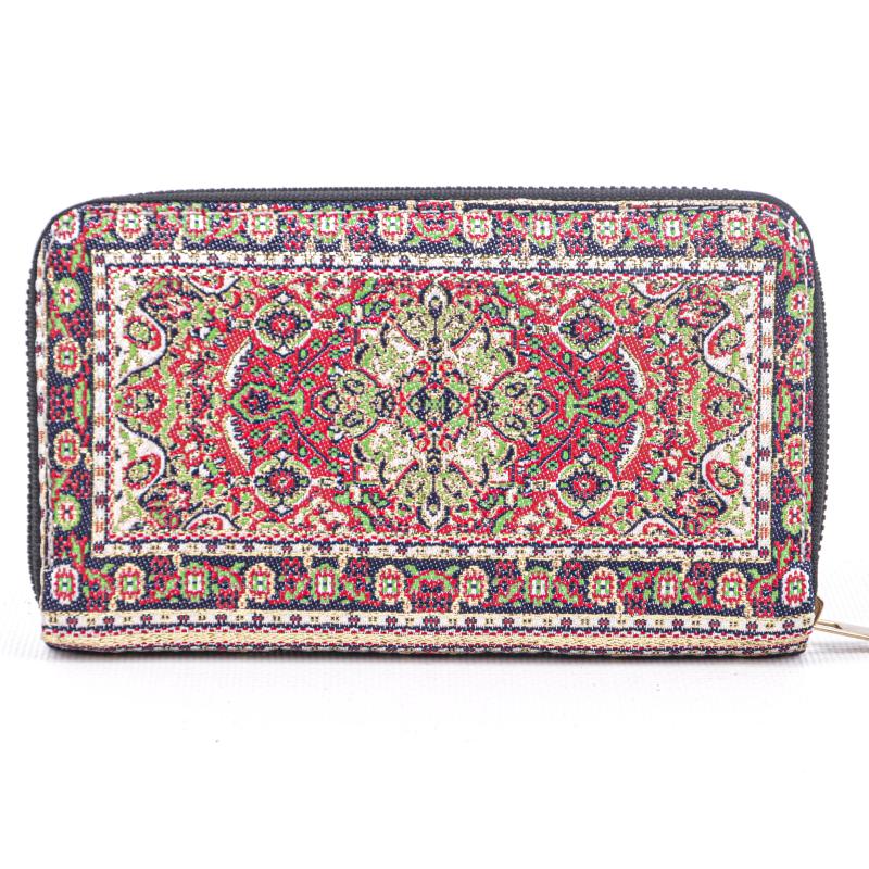 Kilim Desenli Cüzdan Bayan Cüzdan
