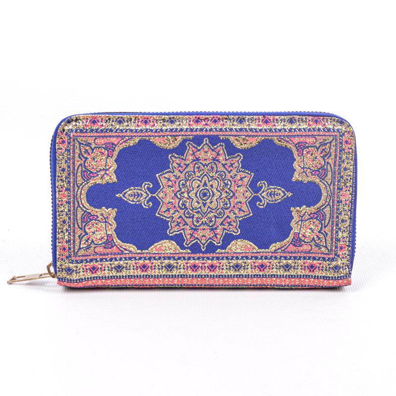 Kilim Desenli Cüzdan Bayan Cüzdan