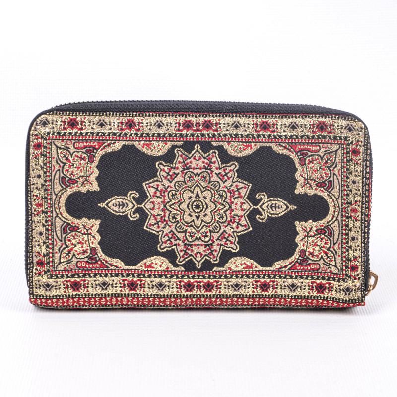 Kilim Desenli Cüzdan Bayan Cüzdan