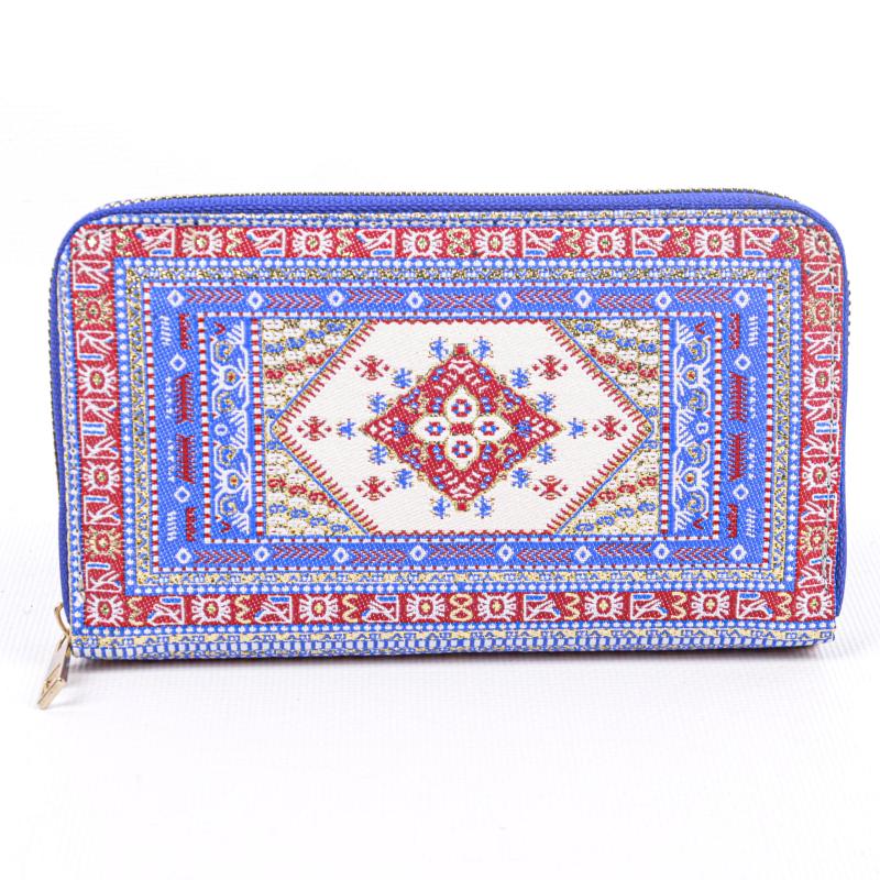 Kilim Desenli Cüzdan Bayan Cüzdan