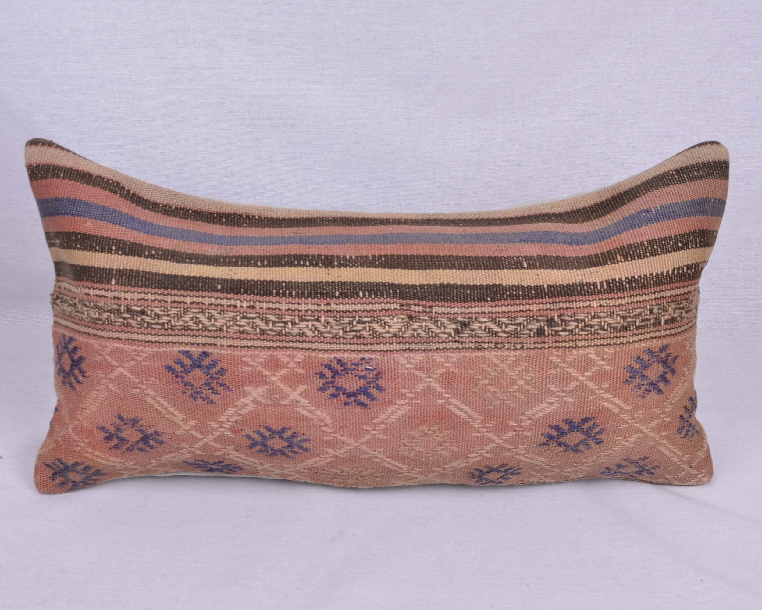 El Dokuması Kilim Kırlen Yastık Kılıfı
