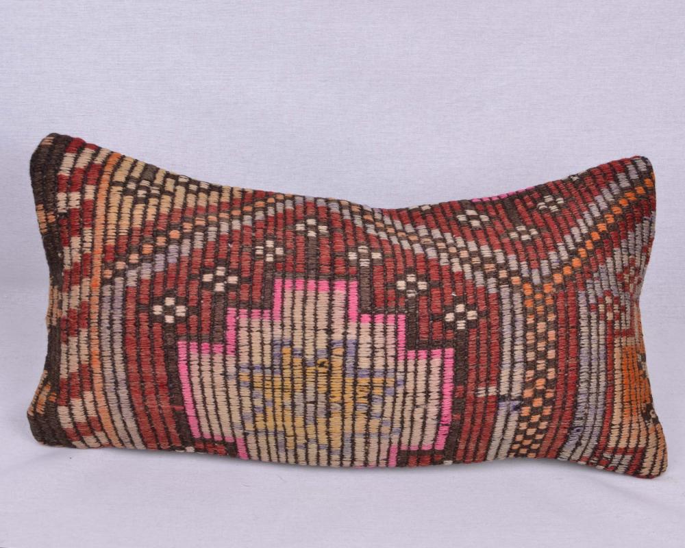 El Dokuması Kilim Kırlen Yastık Kılıfı
