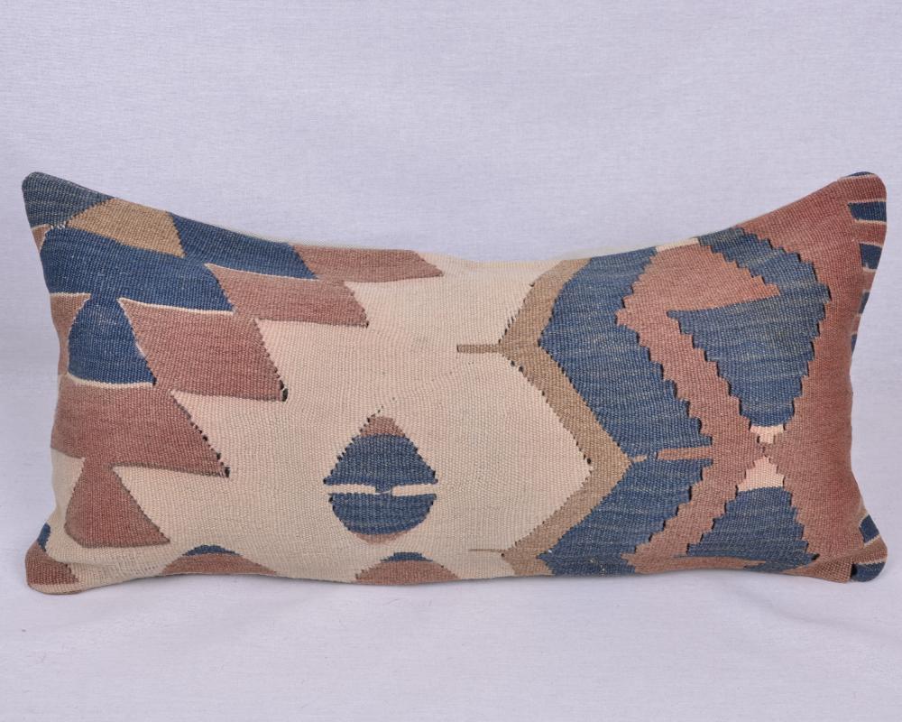 El Dokuması Kilim Kırlen Yastık Kılıfı