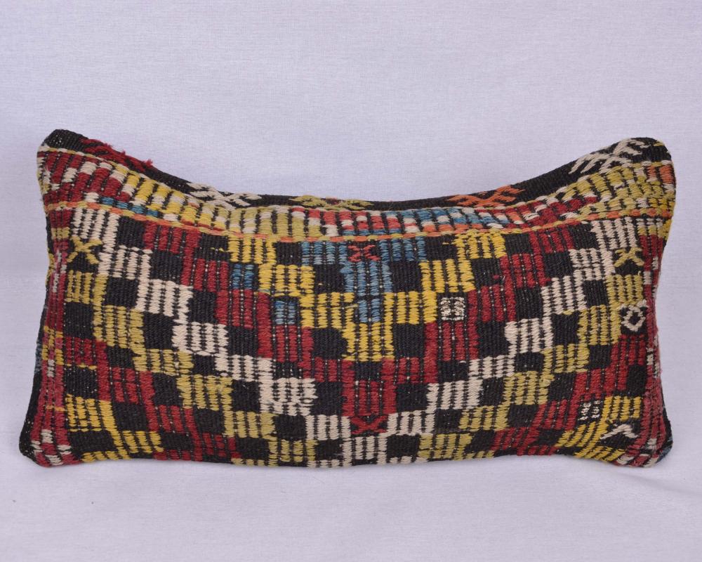 El Dokuması Kilim Kırlen Yastık Kılıfı