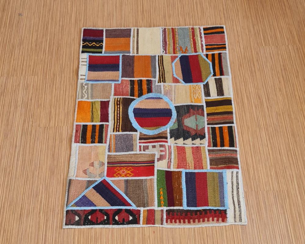 El dokuma Patchwork Kilim