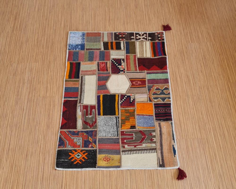 El dokuma Patchwork Kilim