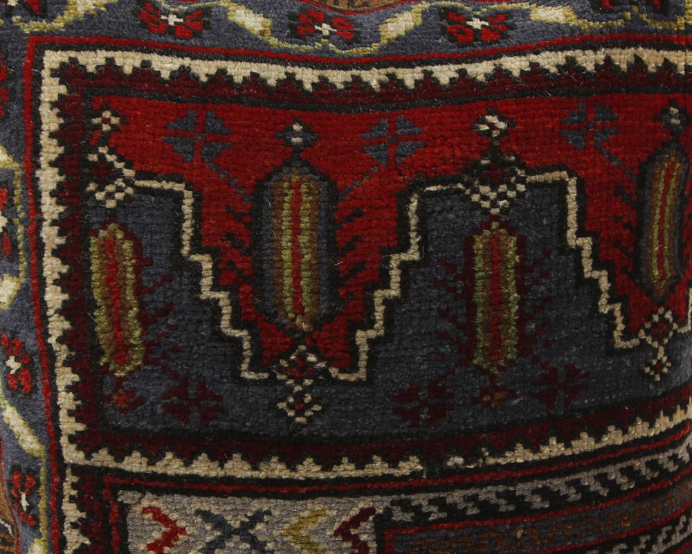 Etnik Anadolu İzleri El Dokuma Retro Halı Yastık Kılıfı