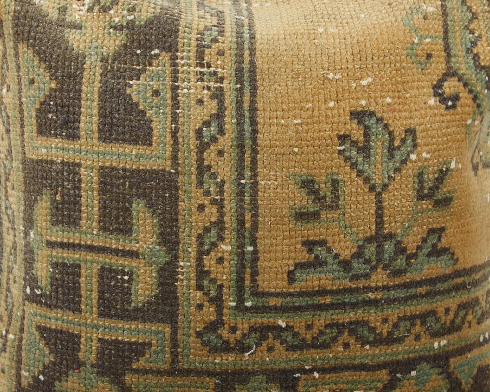 Etnik Anadolu İzleri El Dokuma Retro Halı Yastık Kılıfı