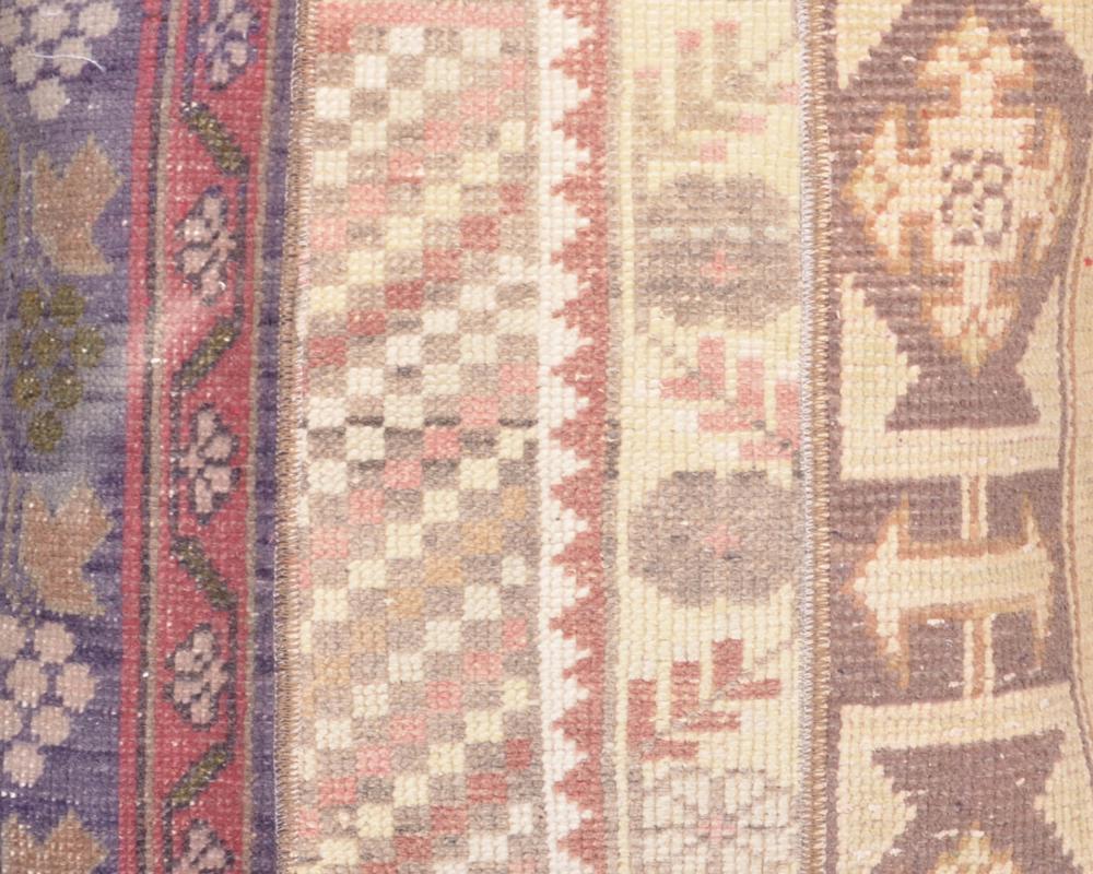 Kapadokya Serisi El Dokuma VintageHalı Yastık Kılıfı