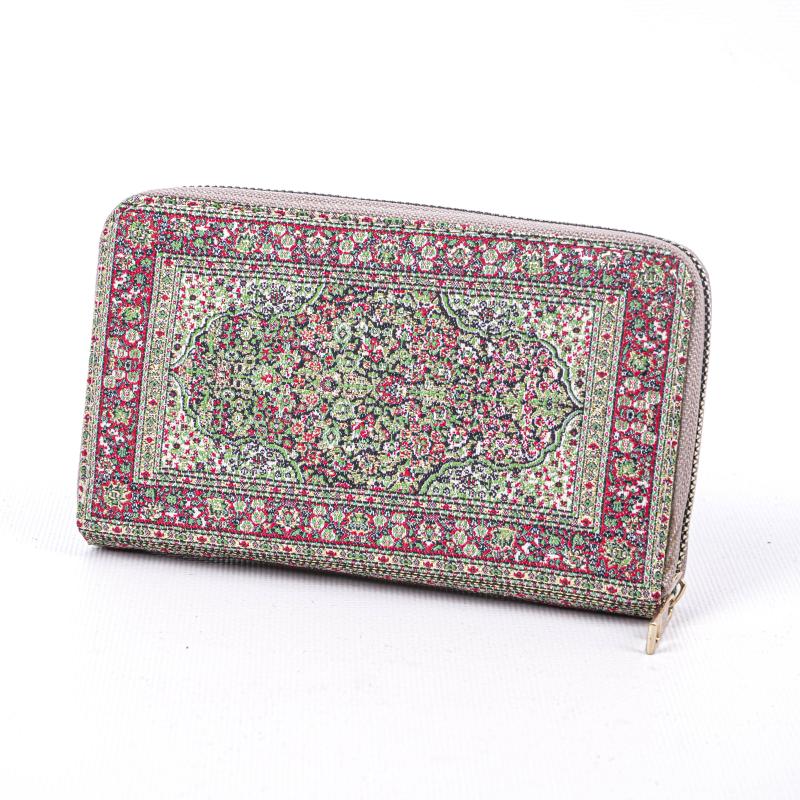 Kilim Desenli Cüzdan Bayan Cüzdan