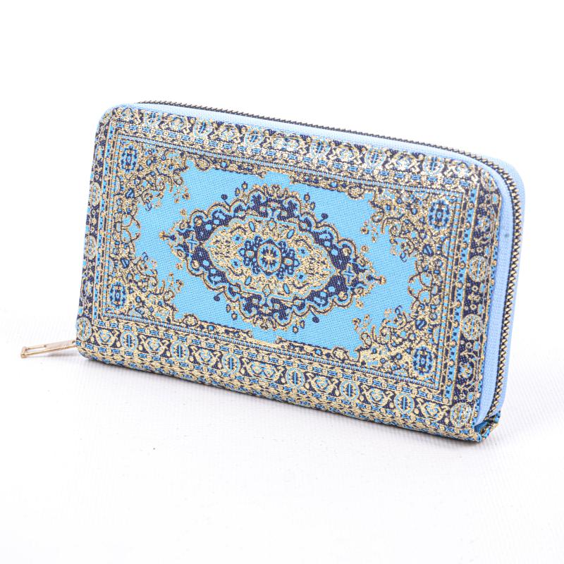 Kilim Desenli Cüzdan Bayan Cüzdan
