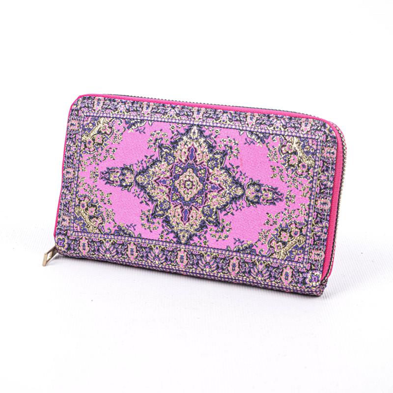 Kilim Desenli Cüzdan Bayan Cüzdan