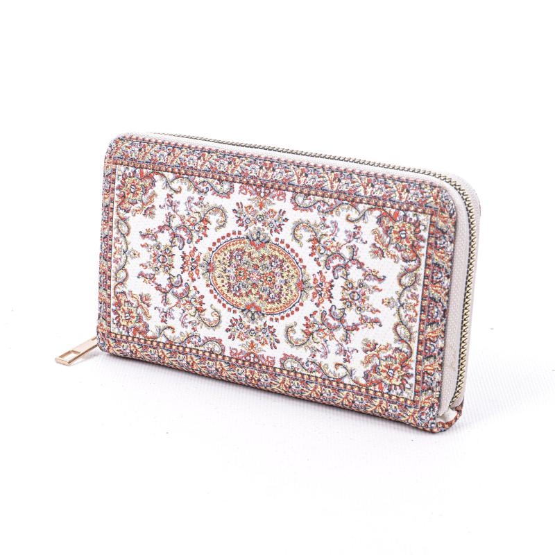 Kilim Desenli Cüzdan Bayan Cüzdan