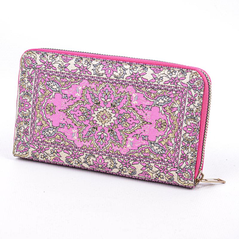 Kilim Desenli Cüzdan Bayan Cüzdan