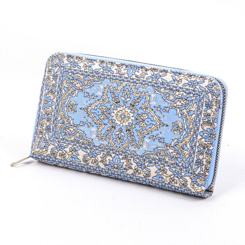 Kilim Desenli Cüzdan Bayan Cüzdan