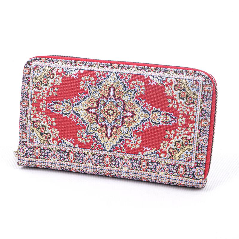 Kilim Desenli Cüzdan Bayan Cüzdan