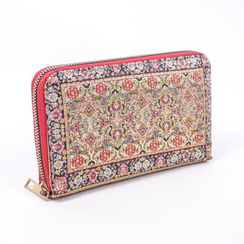Kilim Desenli Cüzdan Bayan Cüzdan