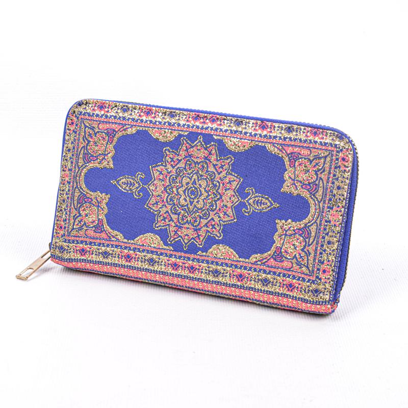 Kilim Desenli Cüzdan Bayan Cüzdan