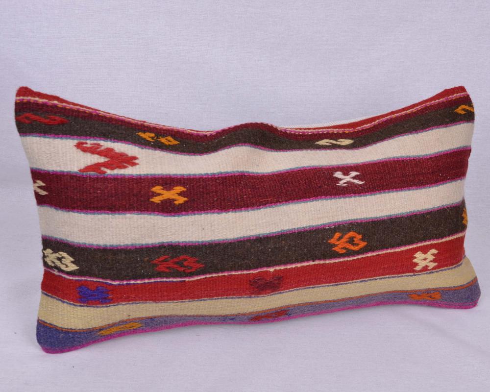 El Dokuması Kilim Kırlen Yastık Kılıfı