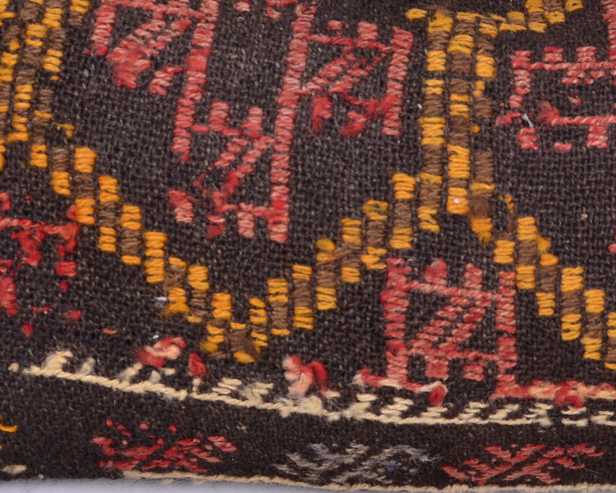 El Dokuması Kilim Kırlen Yastık Kılıfı