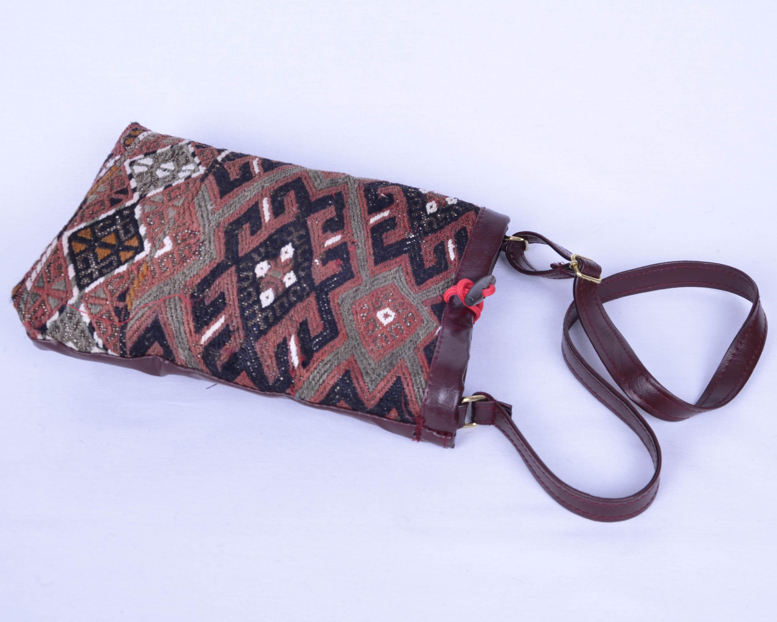 Kilim Çanta Dokuma Çapraz Omuz Çantası
